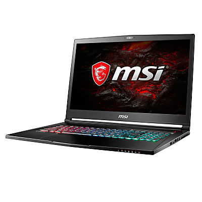 MSI GS73 7RE Stealth Pro Gaming Laptop, Intel Core i7, 16GB RAM, 2TB HDD + 128GB SSD, NVIDIA GTX 1050 Ti, 17.3 Full HD, Black